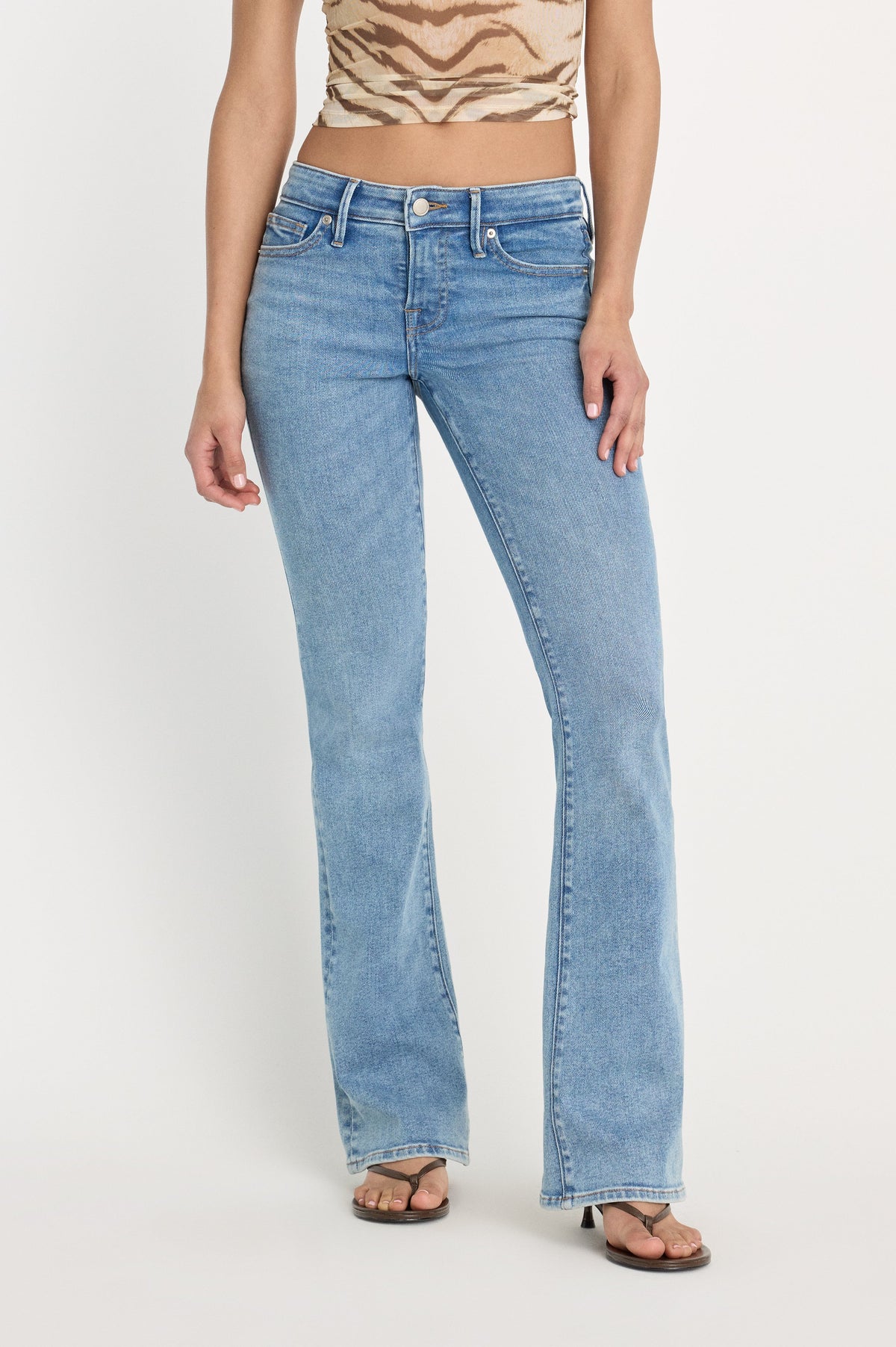 Luxury GOOD LOW RISE BOOTCUT JEANS INDIGO1217