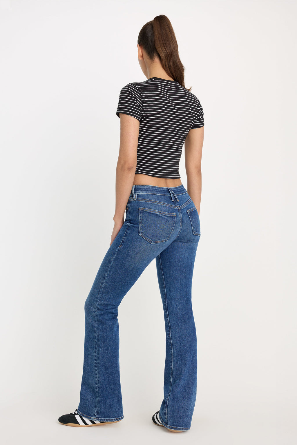 Luxury GOOD LOW RISE BOOTCUT JEANS INDIGO1218