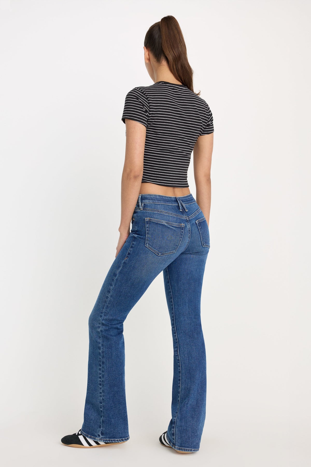 Luxury GOOD LOW RISE BOOTCUT JEANS INDIGO1218