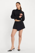 Luxury LUXE SUITING SKORT BLACK001