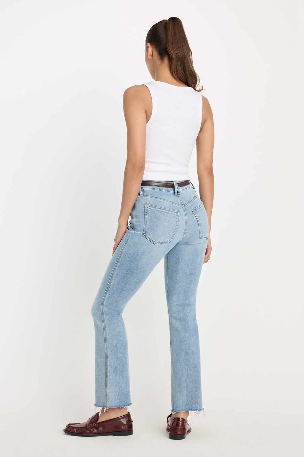 Luxury GOOD KICK FLARE JEANS INDIGO1215
