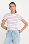 Luxury THE BABY TEE SKY STRIPE
