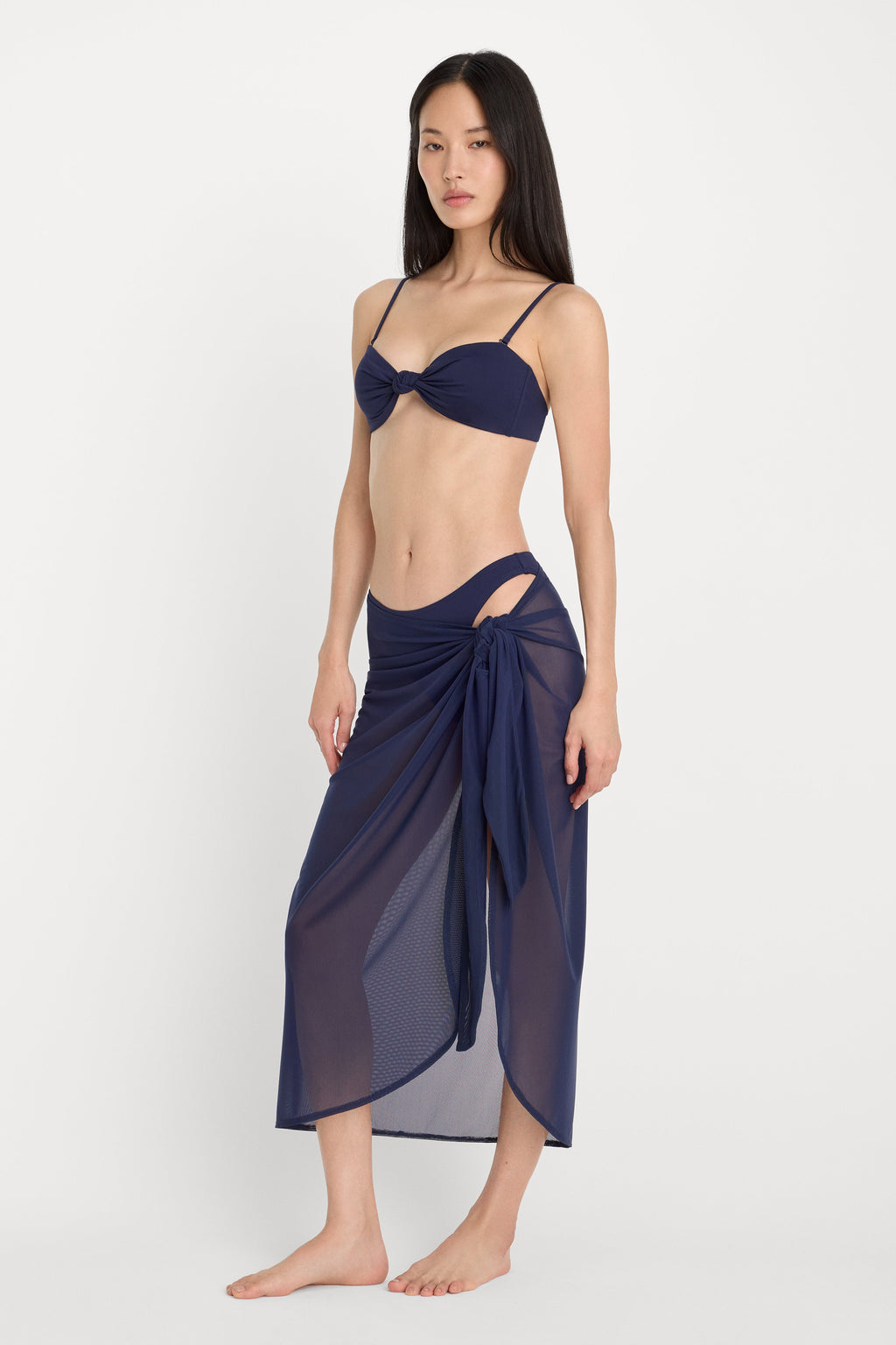 Luxury MESH MIDI SARONG HORIZON INK