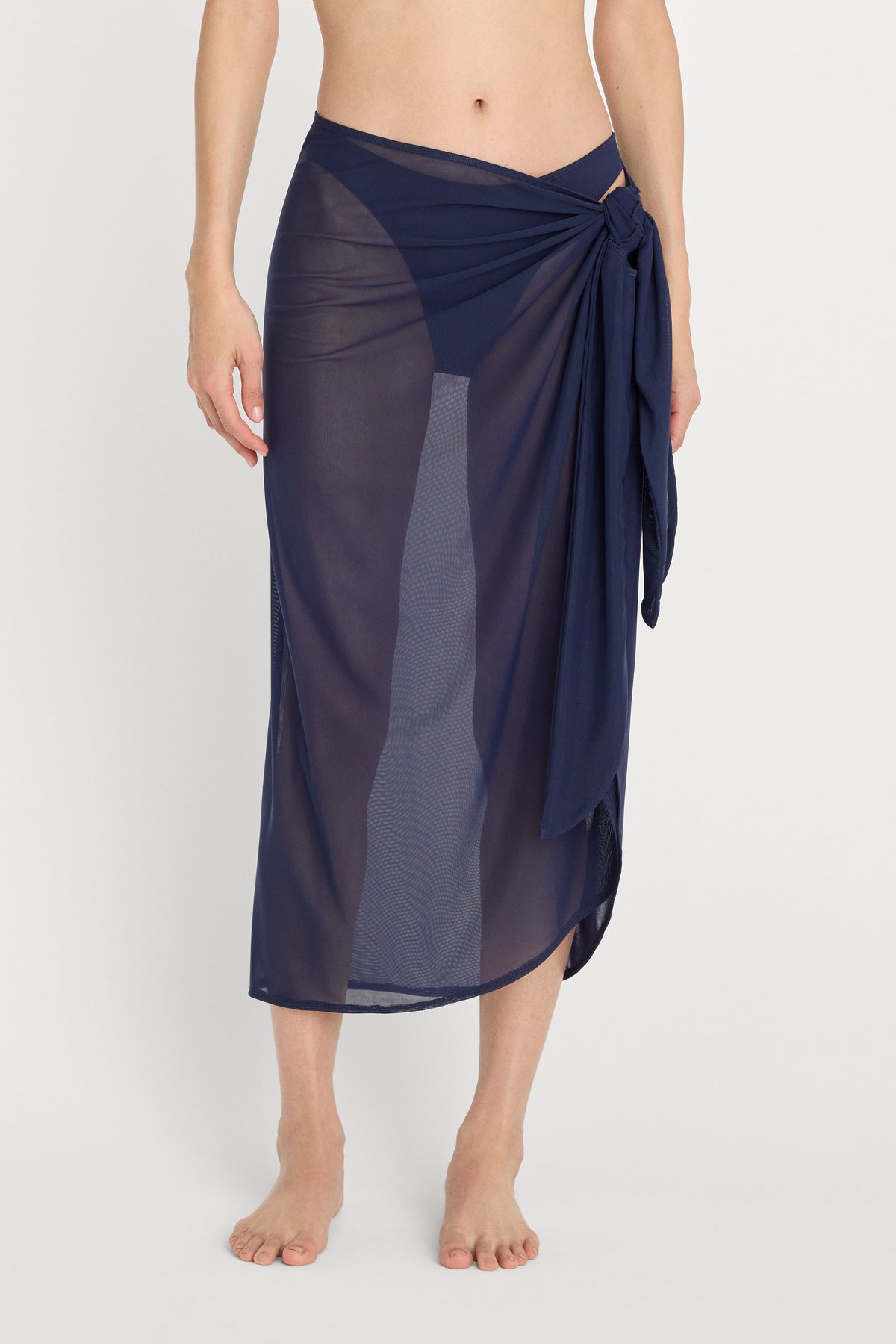 Luxury MESH MIDI SARONG HORIZON INK
