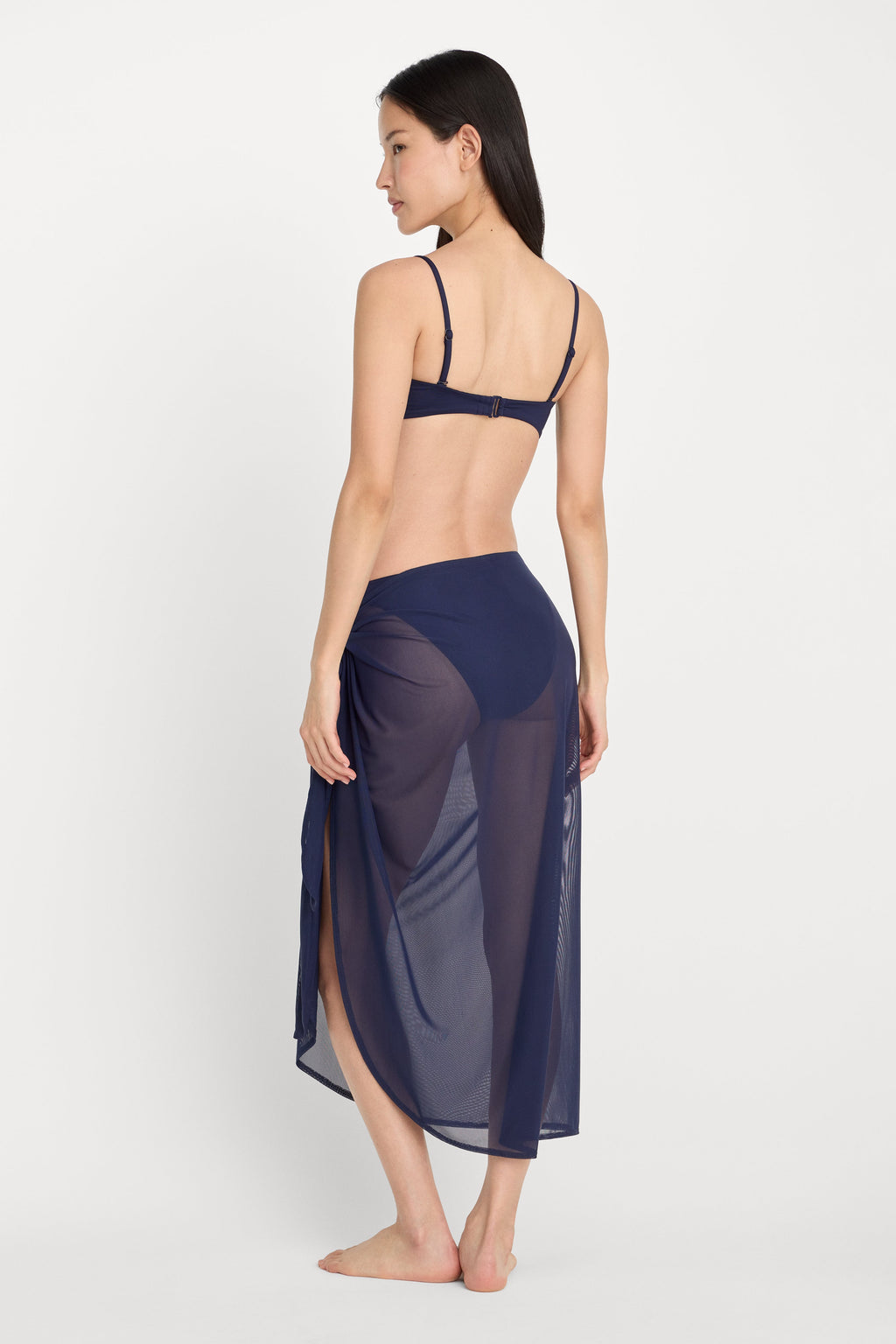 Luxury MESH MIDI SARONG HORIZON INK