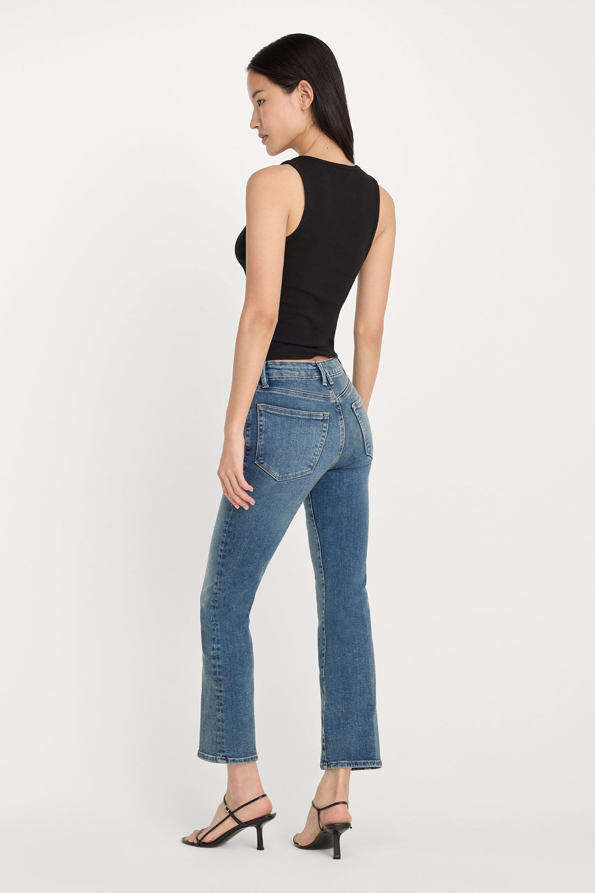 Luxury COMPRESSION GOOD LEGS STRAIGHT JEANS INDIGO254