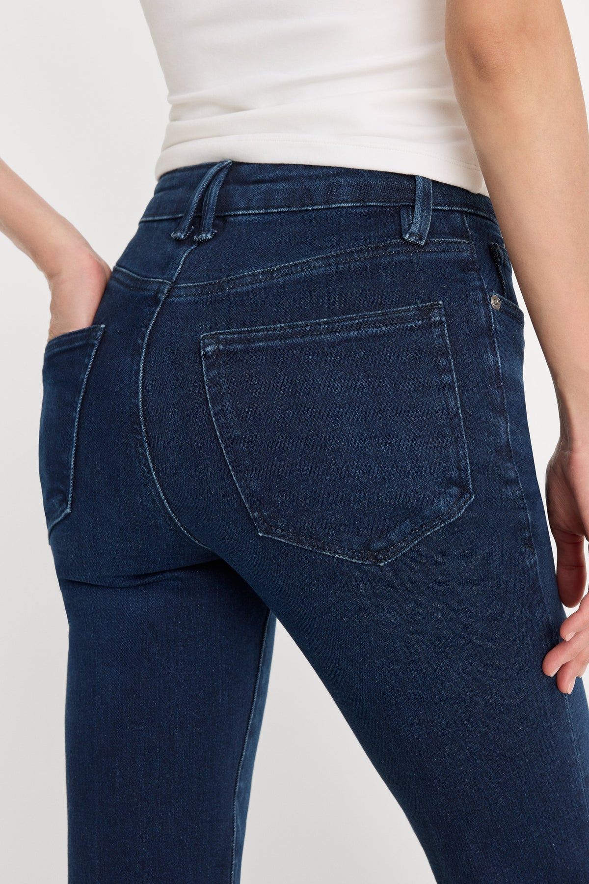 Luxury COMPRESSION GOOD CLASSIC BOOTCUT JEANS INDIGO1150