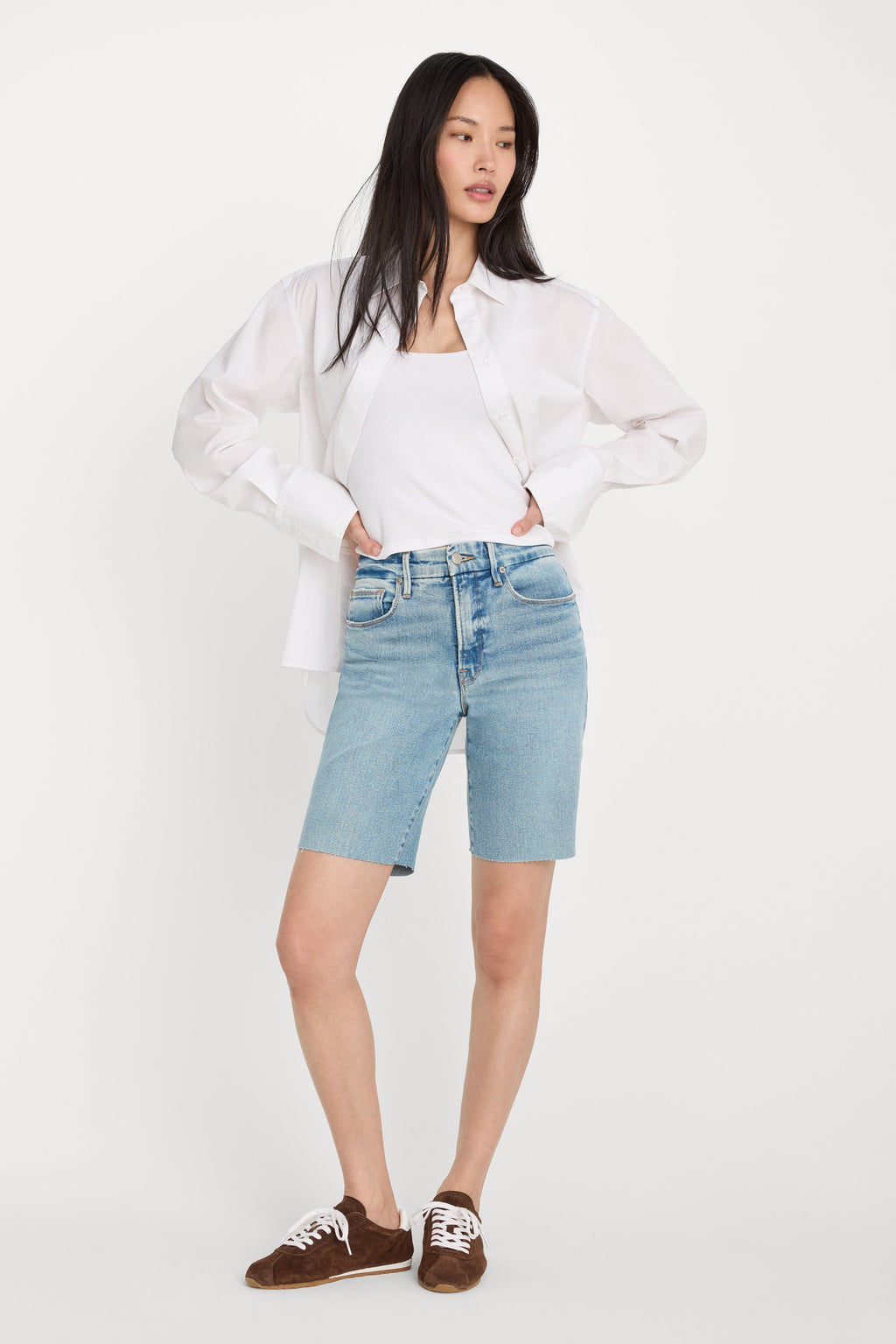 Luxury GOOD BOY BERMUDA SHORTS INDIGO382