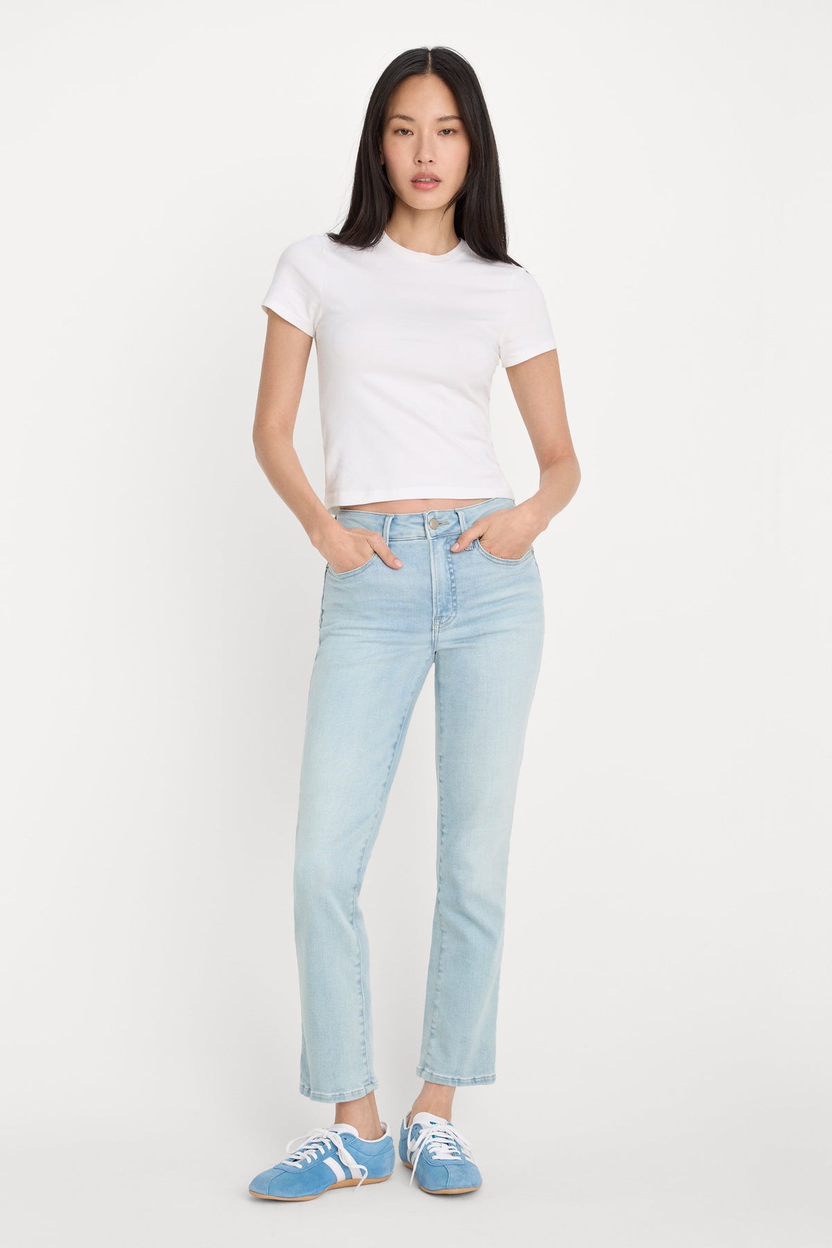 Luxury SOFT TECH GOOD LEGS STRAIGHT JEANS INDIGO1275