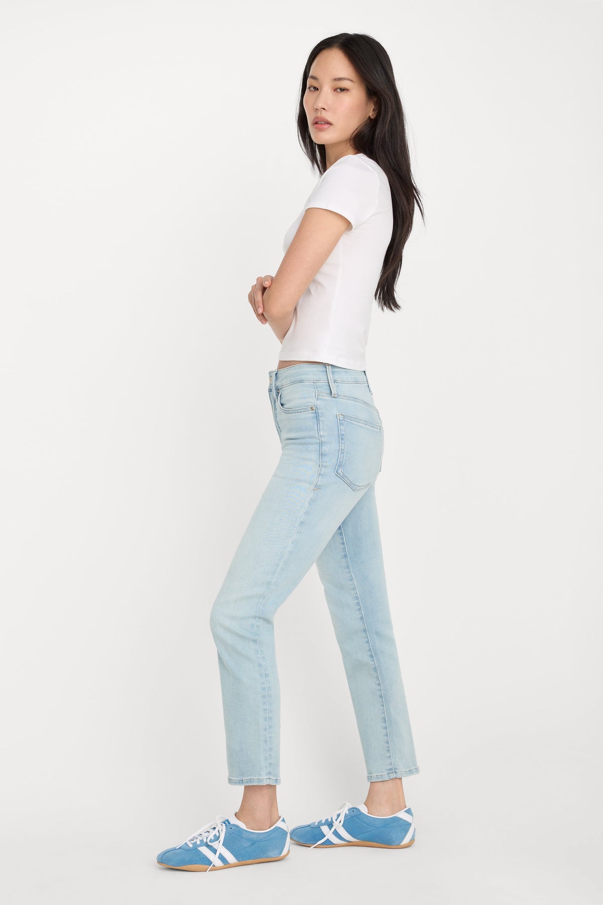 Luxury SOFT TECH GOOD LEGS STRAIGHT JEANS INDIGO1275