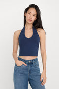 Luxury THE HALTER TANK HORIZON INK