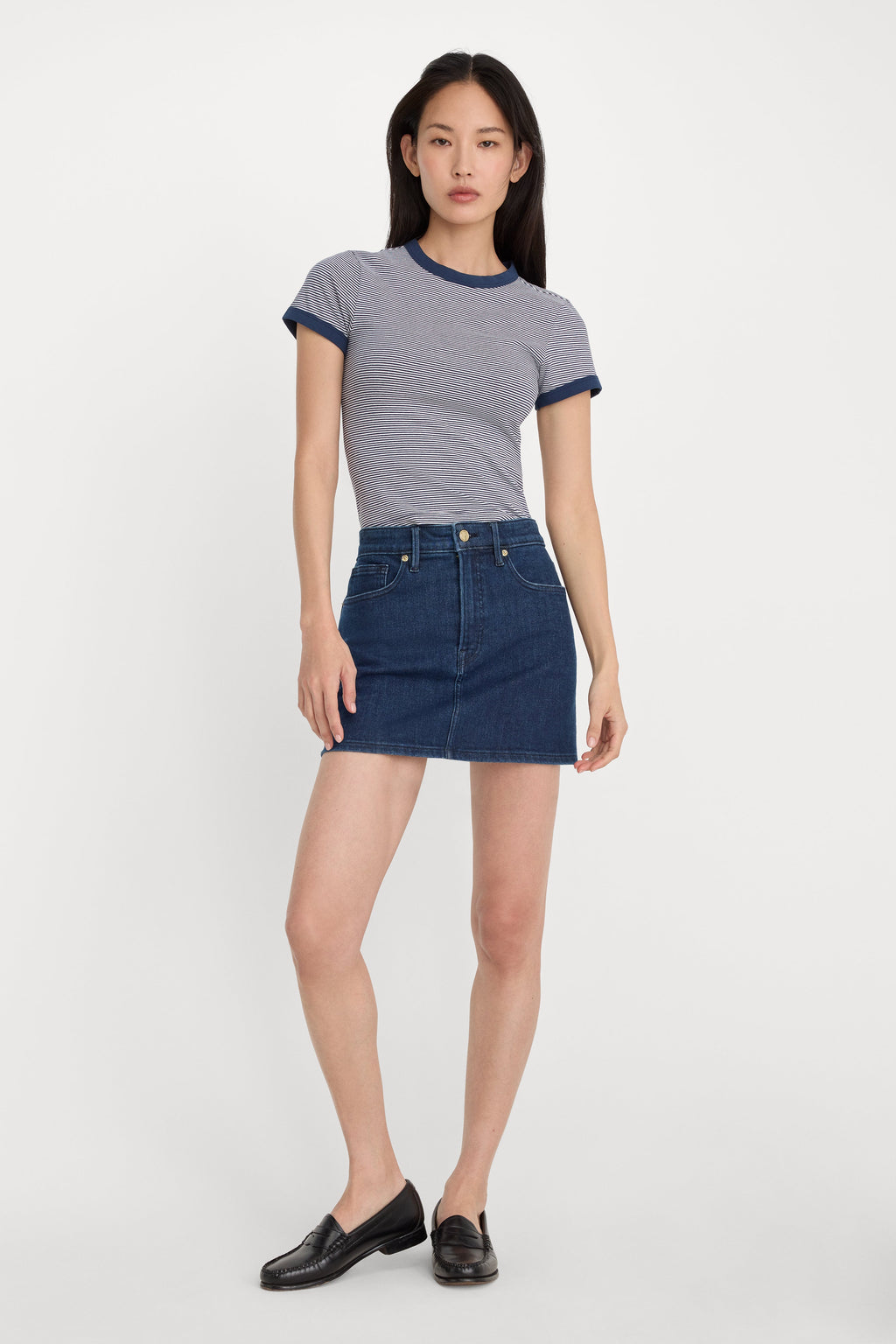 Luxury GOOD 90S MINI SKIRT INDIGO1169