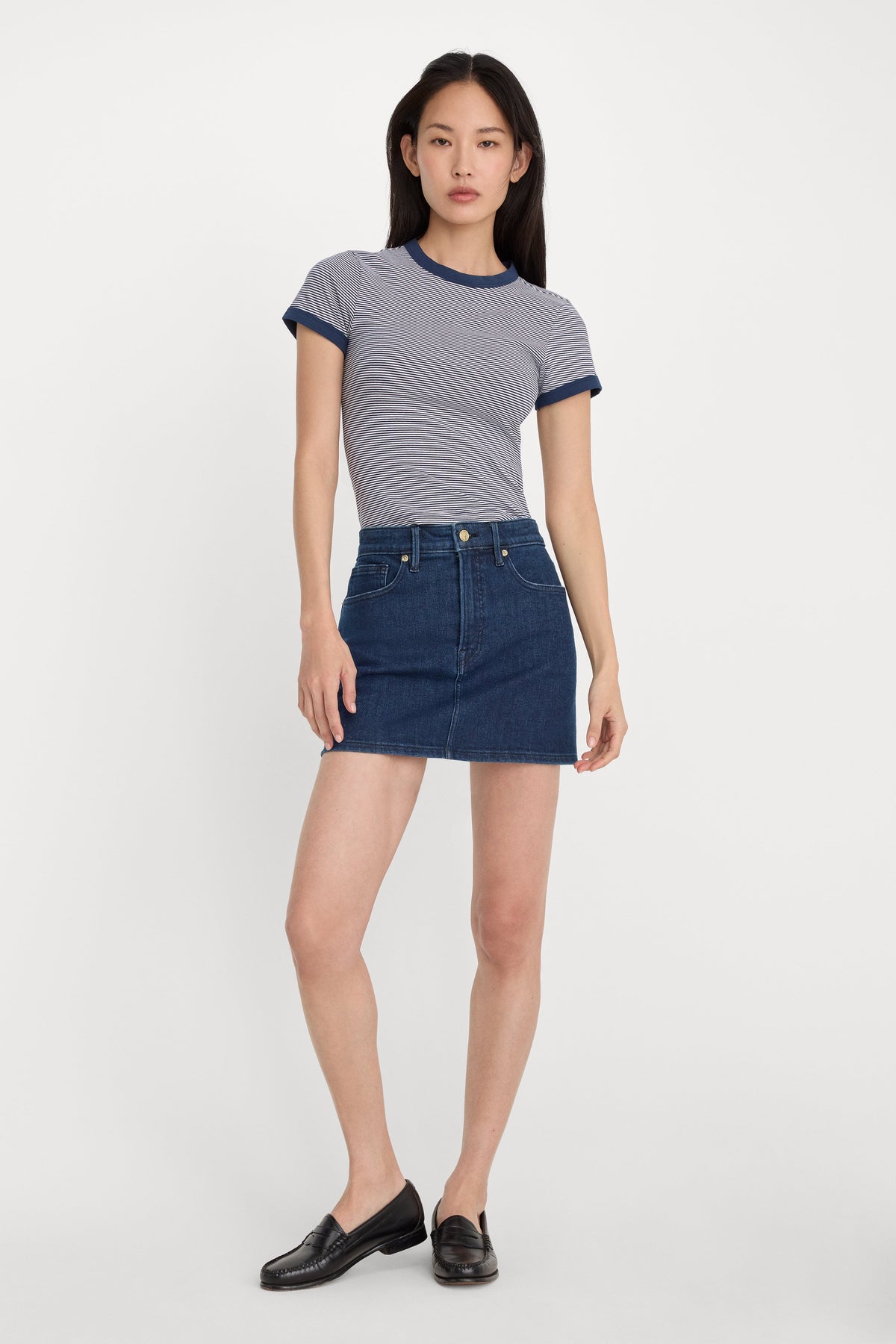 Luxury GOOD 90S MINI SKIRT INDIGO1169