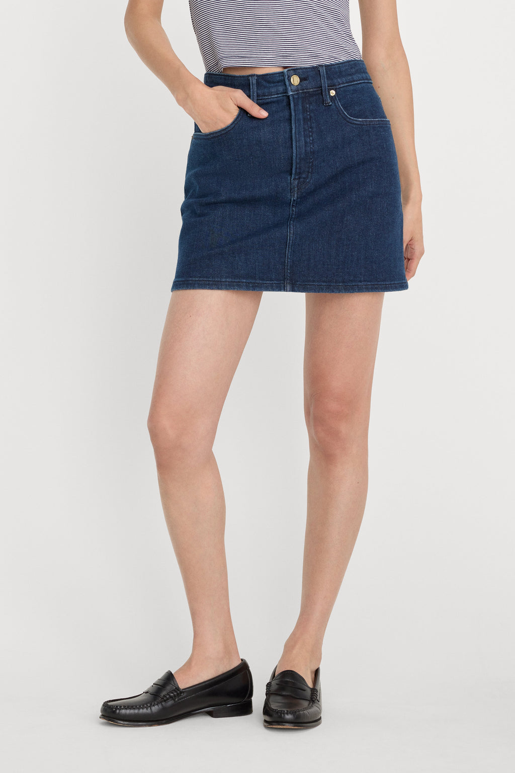 Luxury GOOD 90S MINI SKIRT INDIGO1169