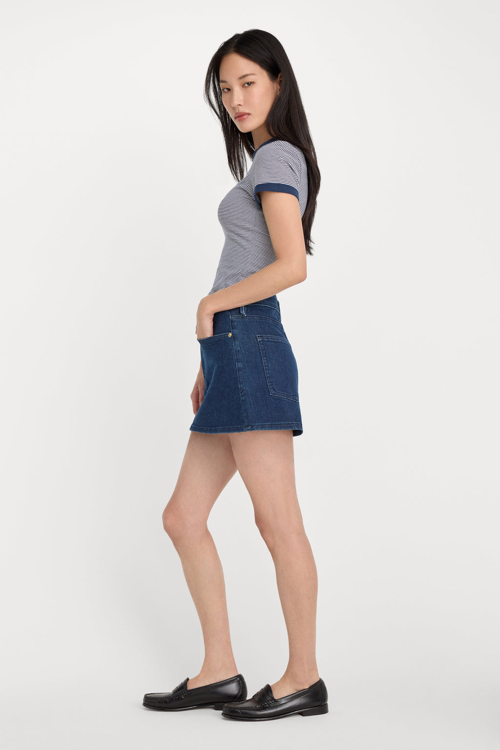 Luxury GOOD 90S MINI SKIRT INDIGO1169