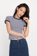 Luxury THE RINGER BABY TEE HORIZON STRIPE