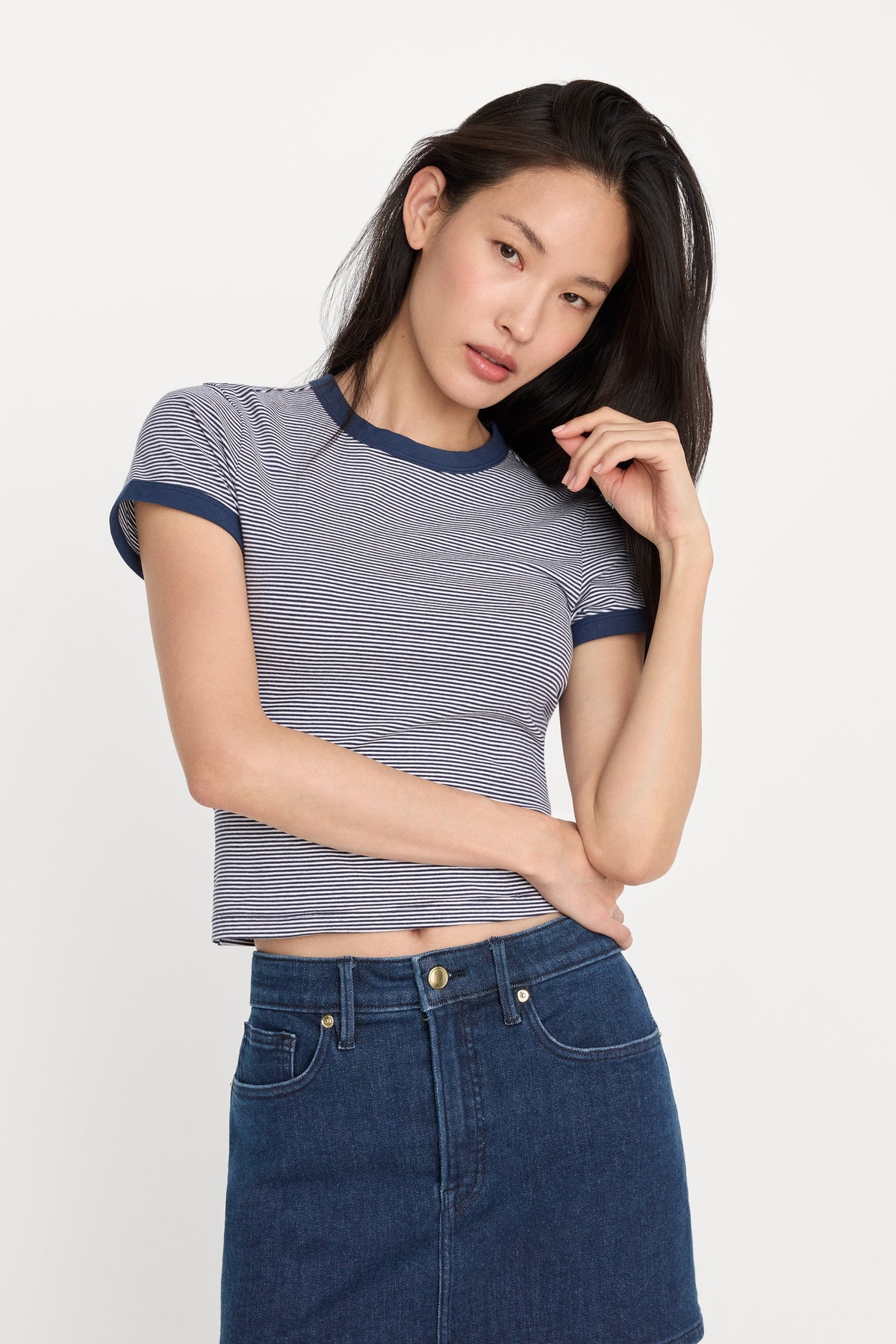 Luxury THE RINGER BABY TEE HORIZON STRIPE