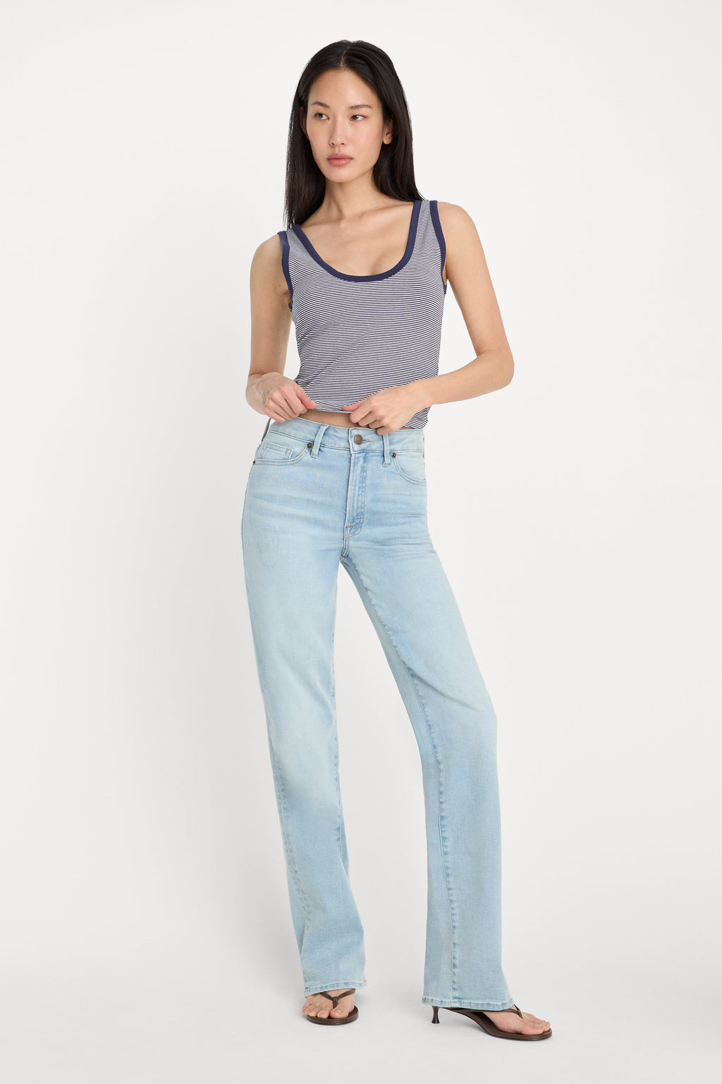 Luxury SOFT TECH GOOD TRUE STRAIGHT JEANS INDIGO1130