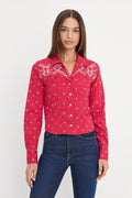Luxury DOLLY TAILORED POPLIN SHIRT FLARE BANDANA PRINT