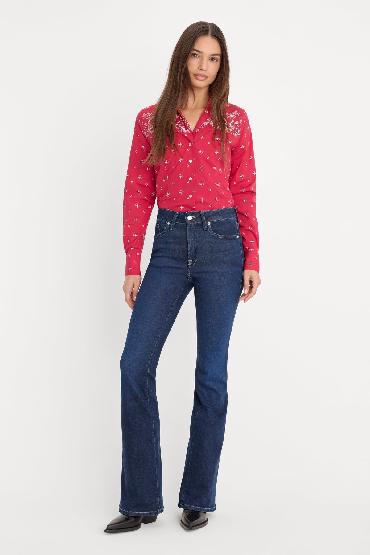 Luxury DOLLY JOLEANS GOOD LEGS FLARE JEANS INDIGO1193