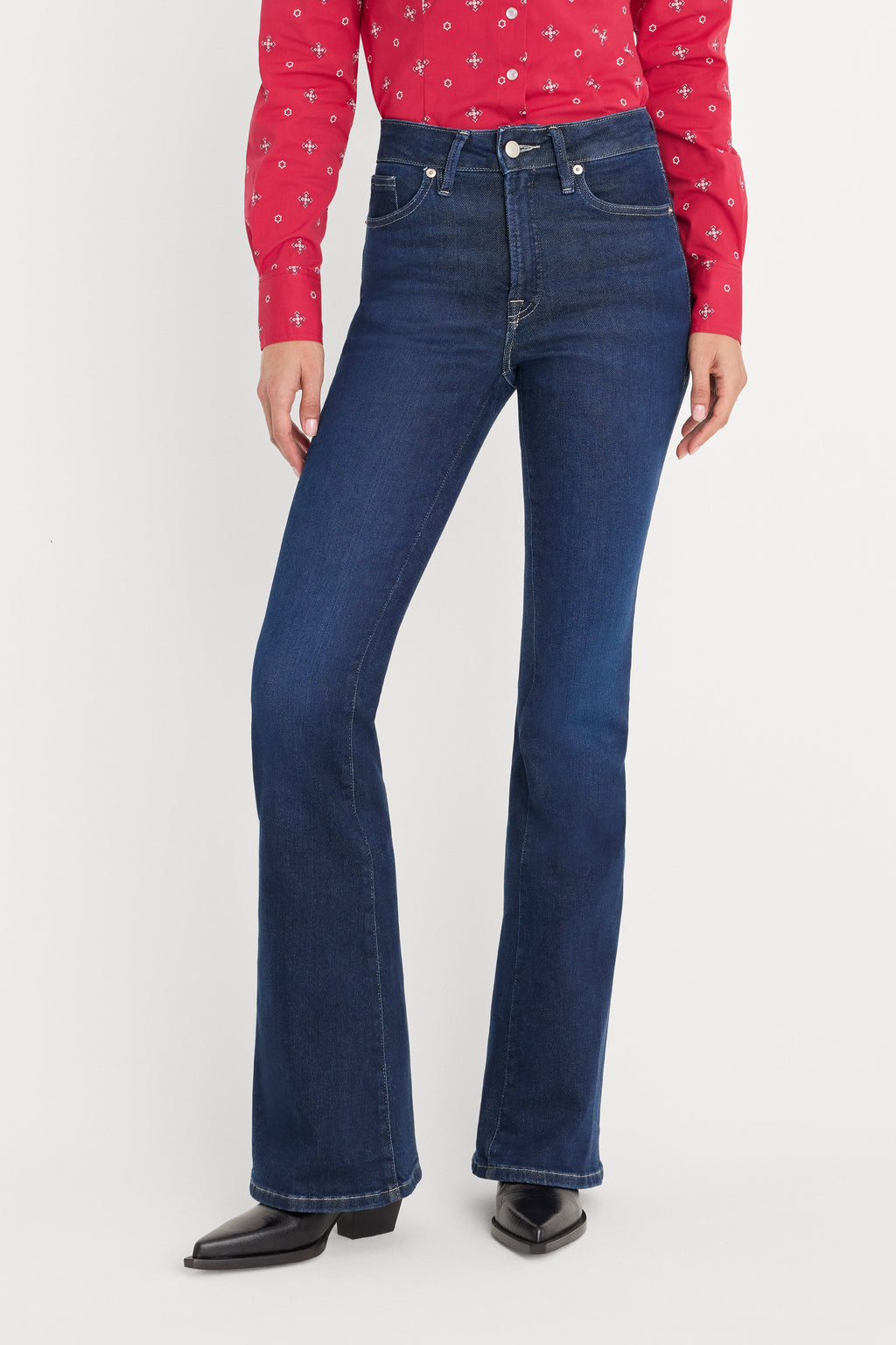 Luxury DOLLY JOLEANS GOOD LEGS FLARE JEANS INDIGO1193