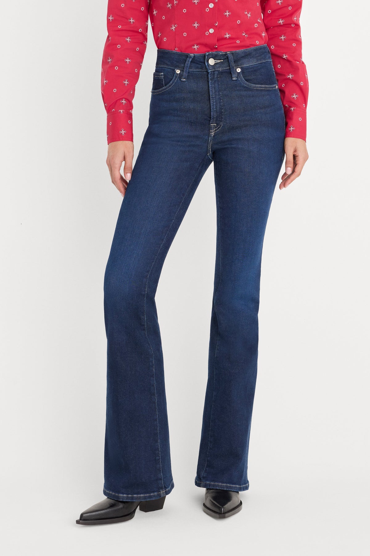 Luxury DOLLY JOLEANS GOOD LEGS FLARE JEANS INDIGO1193