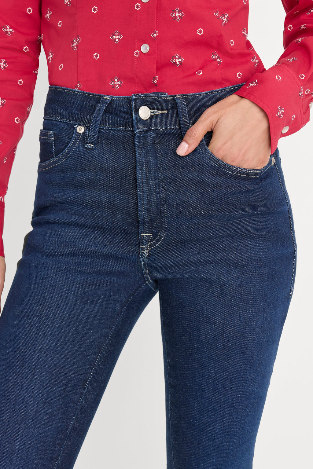 Luxury DOLLY JOLEANS GOOD LEGS FLARE JEANS INDIGO1193
