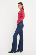 Luxury DOLLY JOLEANS GOOD LEGS FLARE JEANS INDIGO1193