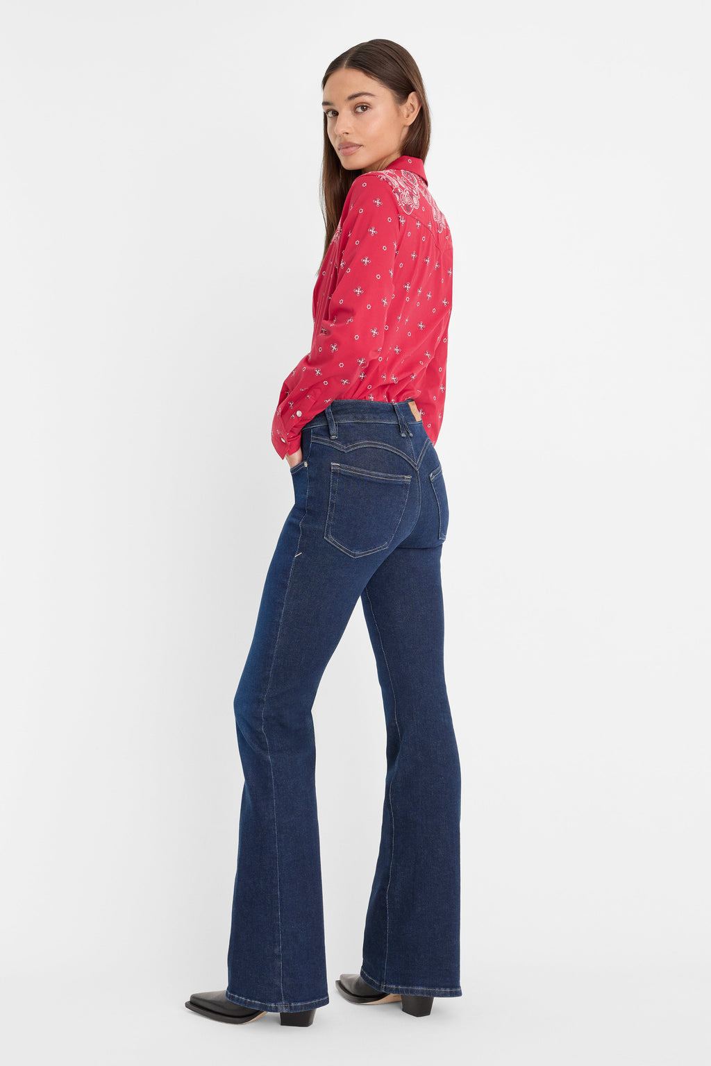 Luxury DOLLY JOLEANS GOOD LEGS FLARE JEANS INDIGO1193