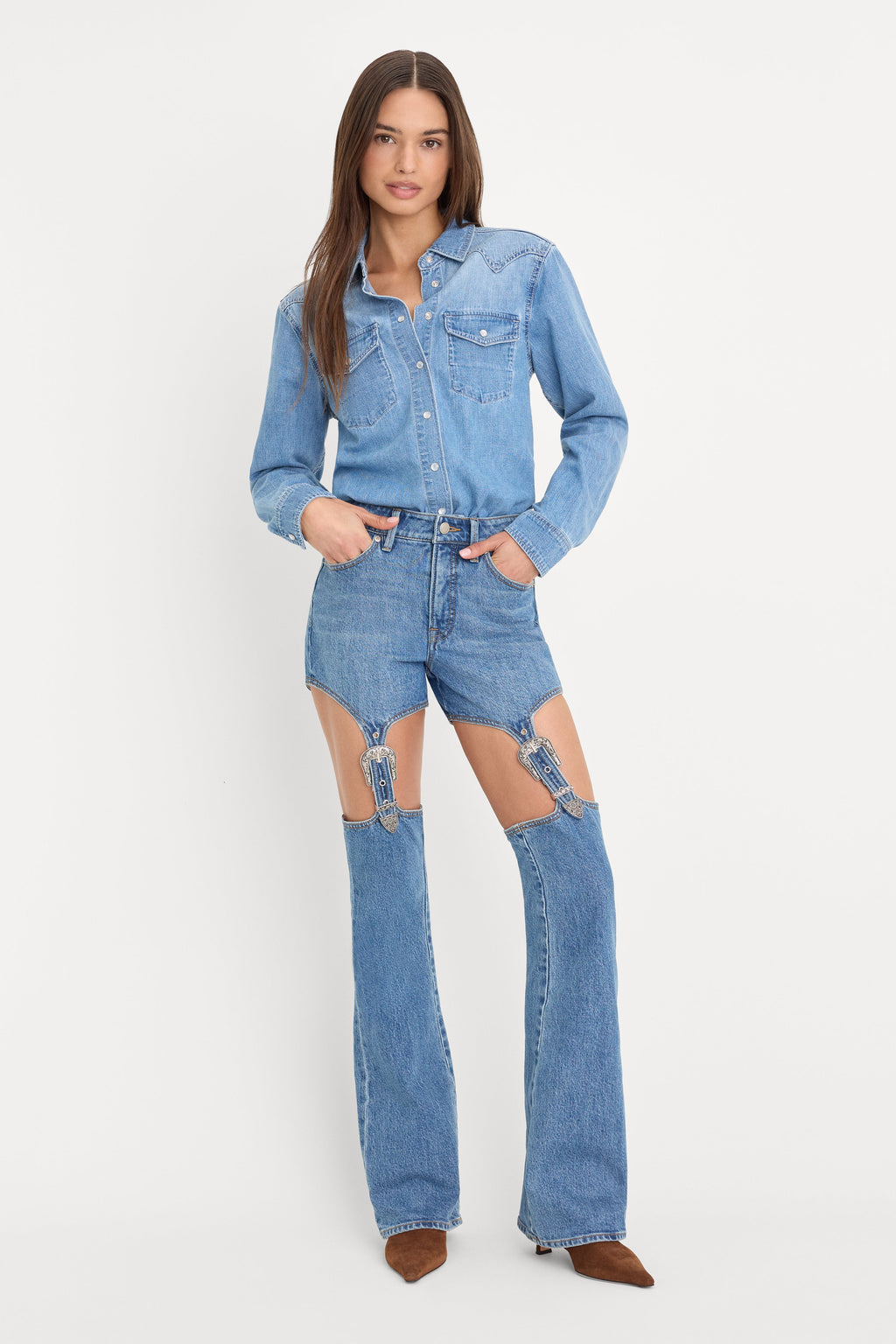 Luxury DOLLY JOLEANS BOOTCUT HIGH RISE JEANS INDIGO1200