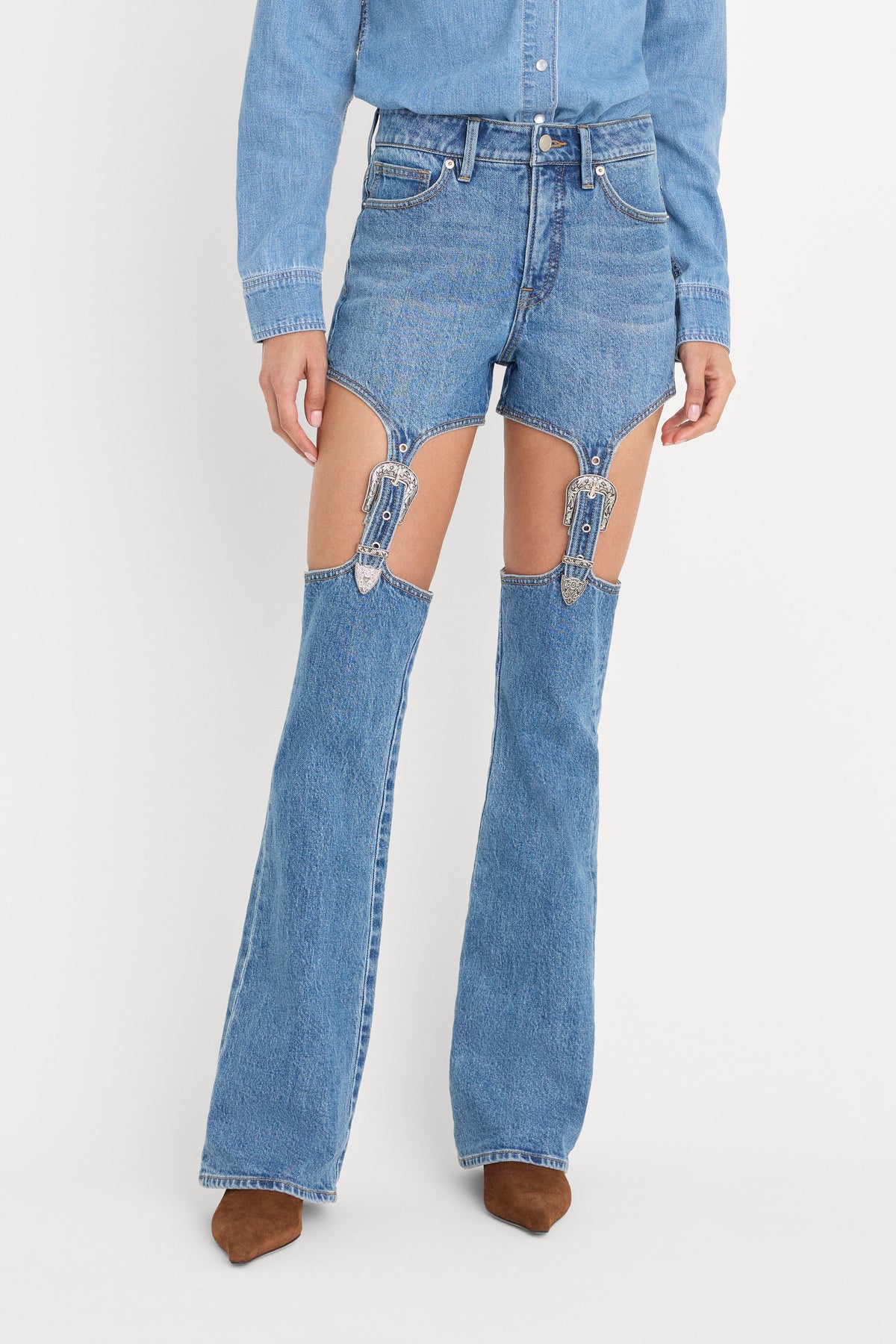 Luxury DOLLY JOLEANS BOOTCUT HIGH RISE JEANS INDIGO1200
