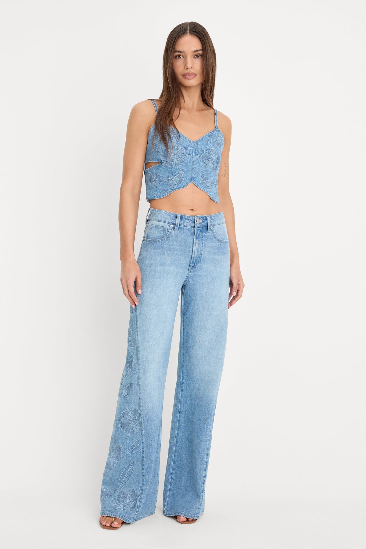 Luxury DOLLY BUTTERFLY TOP INDIGO1201