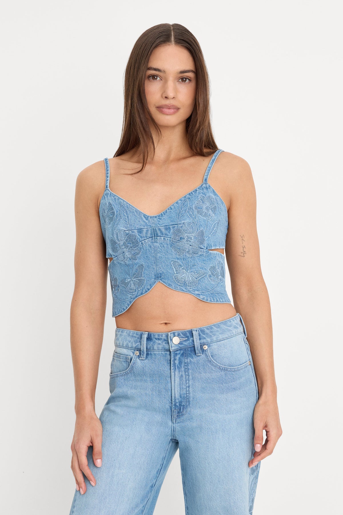 Luxury DOLLY BUTTERFLY TOP INDIGO1201