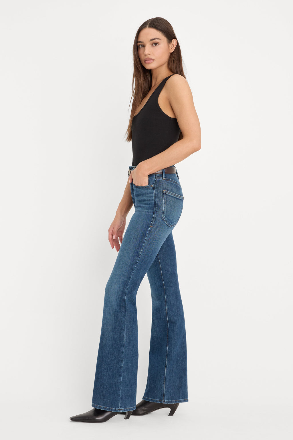 Luxury SOFT TECH GOOD CLASSIC BOOTCUT JEANS INDIGO1132