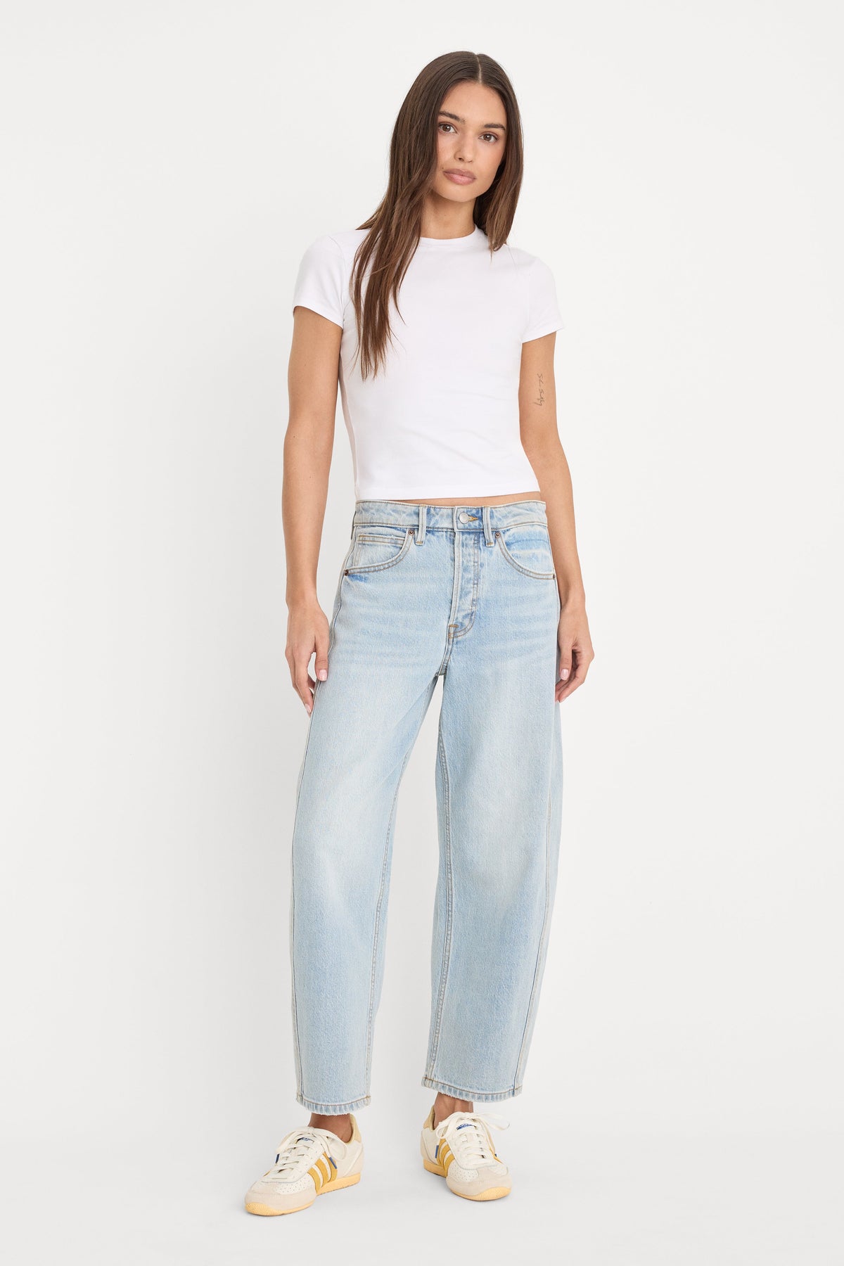 Luxury VINTAGE BARREL ANKLE JEANS INDIGO1351