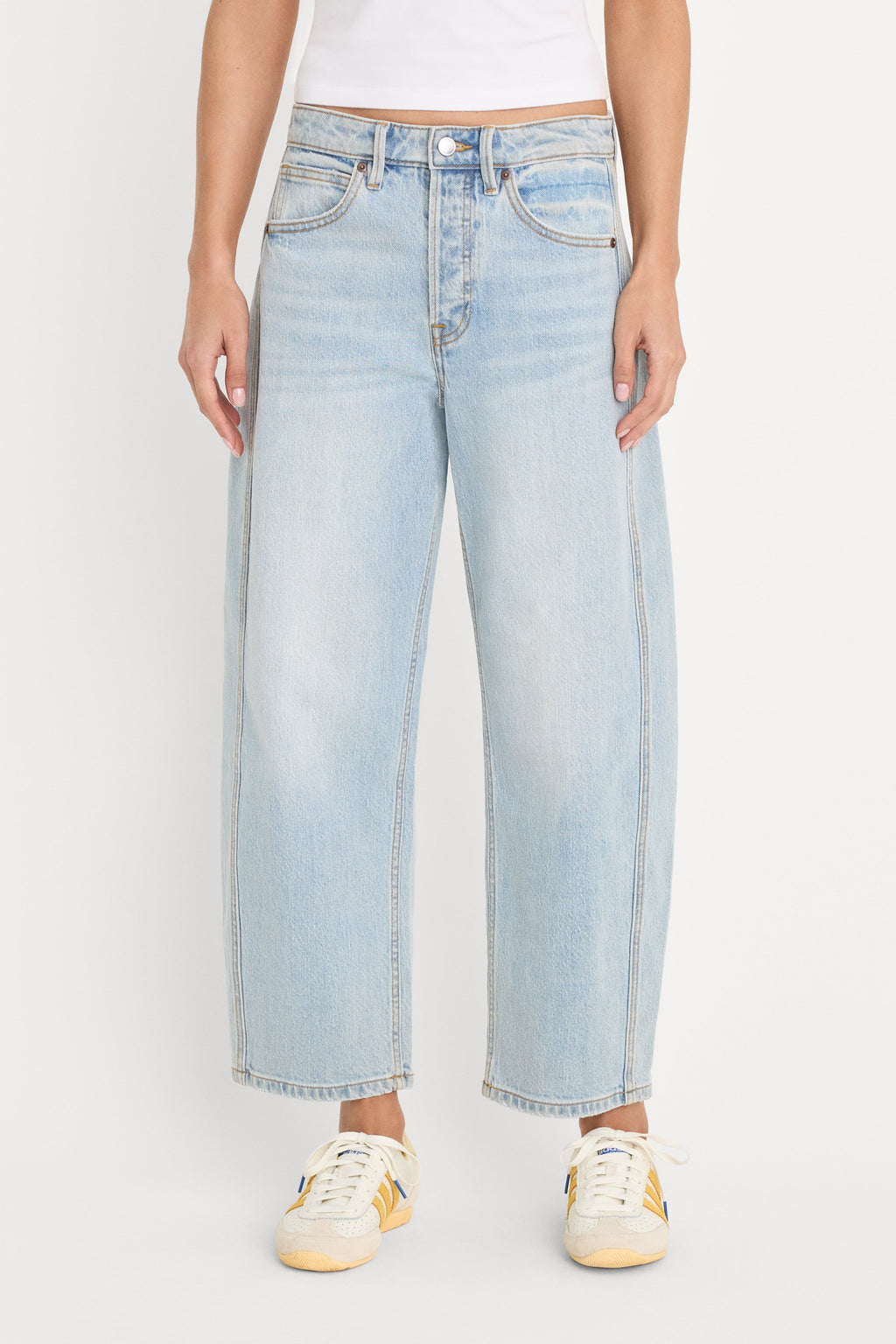 Luxury VINTAGE BARREL ANKLE JEANS INDIGO1351