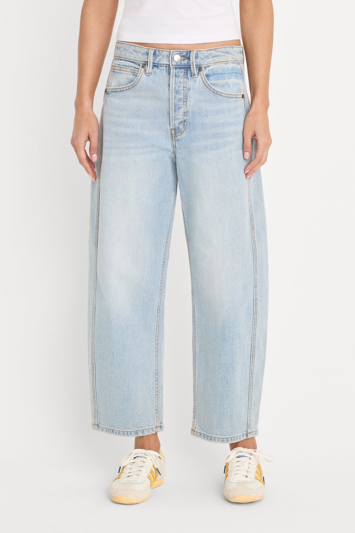 Luxury VINTAGE BARREL ANKLE JEANS INDIGO1351