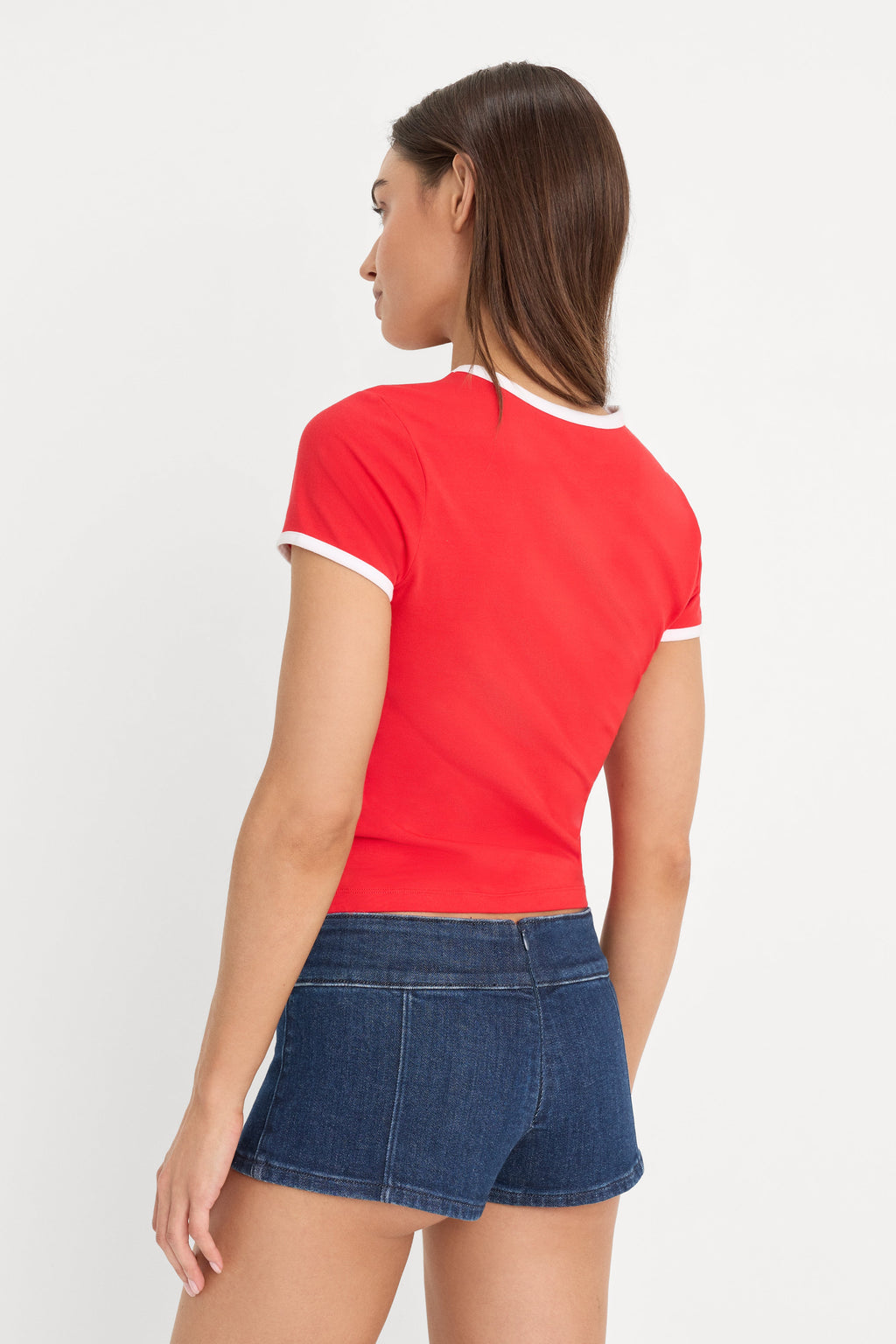 Luxury THE RINGER BABY TEE FLAMING HOT