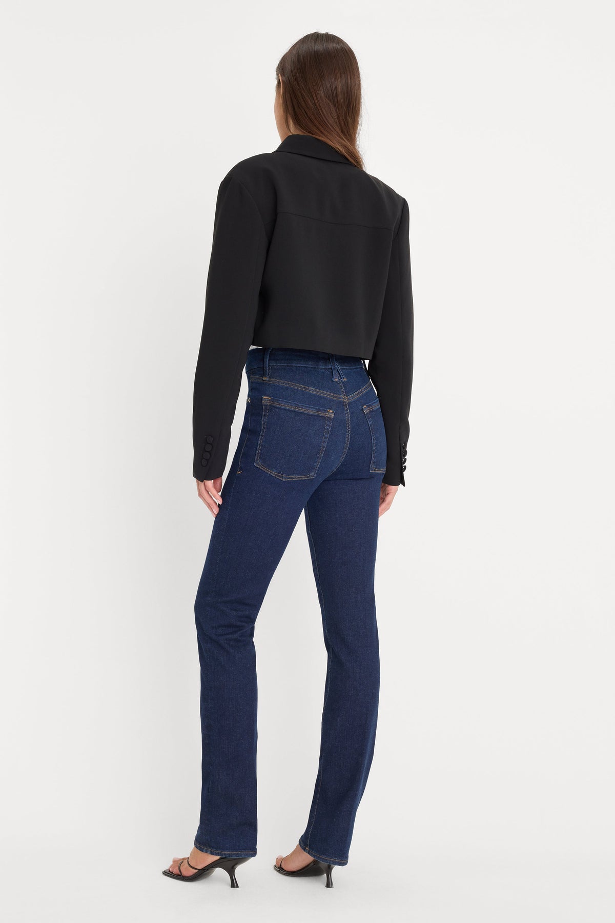 Luxury GOOD LEGS STRAIGHT JEANS LONG DEEPBLUE04