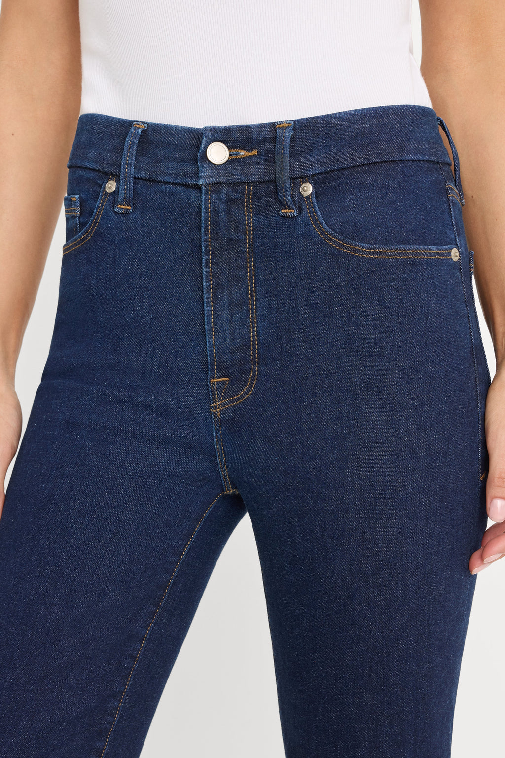 Luxury GOOD LEGS STRAIGHT JEANS LONG DEEPBLUE04