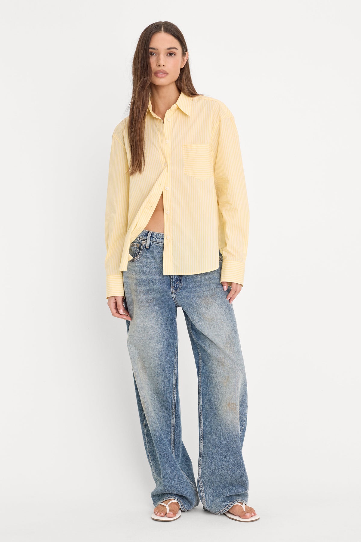 Luxury POPLIN CLASSIC BOXY SHIRT BUTTERBEAM STRIPE