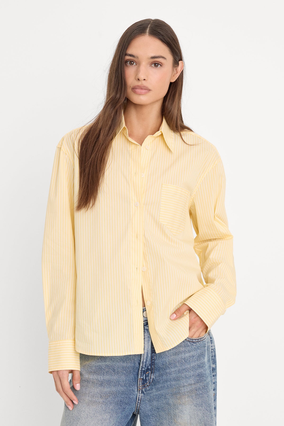 Luxury POPLIN CLASSIC BOXY SHIRT BUTTERBEAM STRIPE