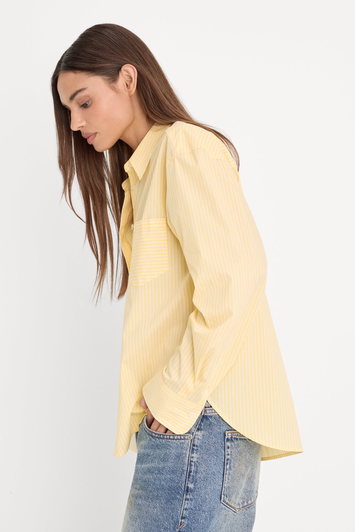 Luxury POPLIN CLASSIC BOXY SHIRT BUTTERBEAM STRIPE