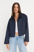 Luxury THE SWING JACKET NEW NAVY002