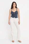 Luxury DOLLY JOLEANS PETITE FLARE JEANS VINTAGE WHITE