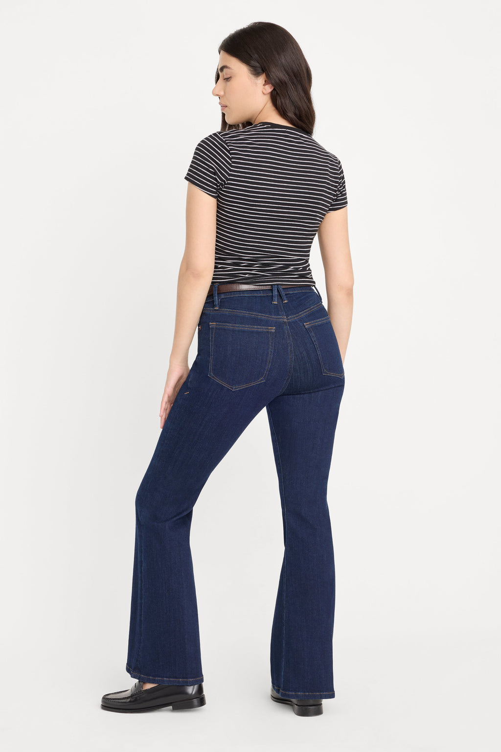 Luxury GOOD PETITE FLARE JEANS INDIGO1153