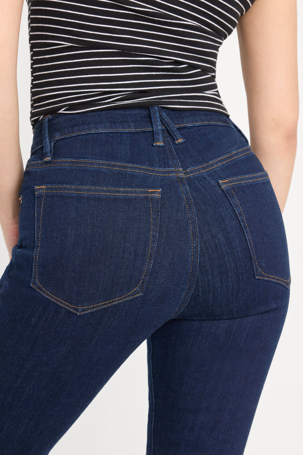 Luxury GOOD PETITE FLARE JEANS INDIGO1153