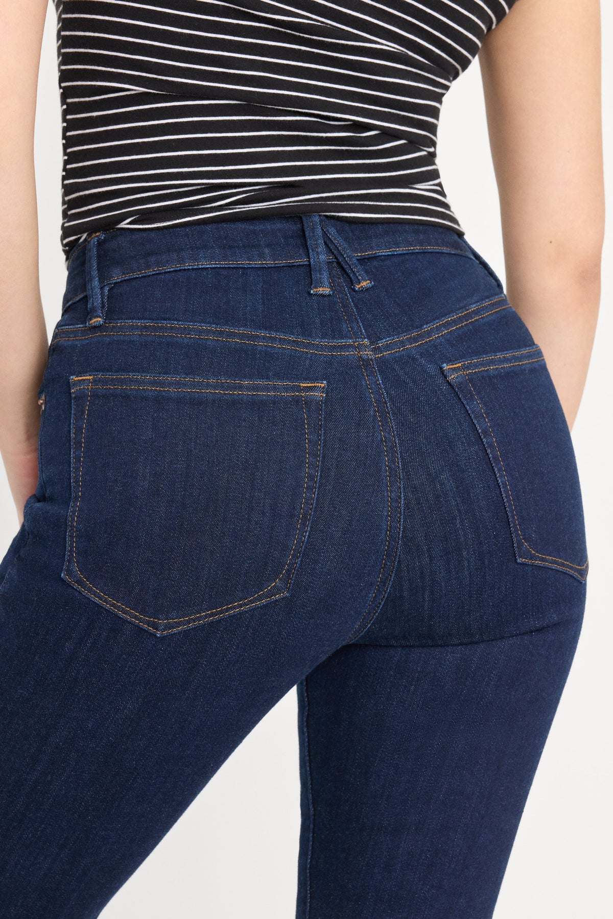 Luxury GOOD PETITE FLARE JEANS INDIGO1153