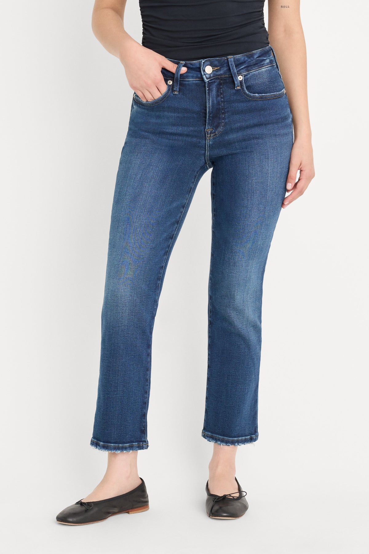 Luxury SOFT TECH GOOD PETITE STRAIGHT JEANSINDIGO511