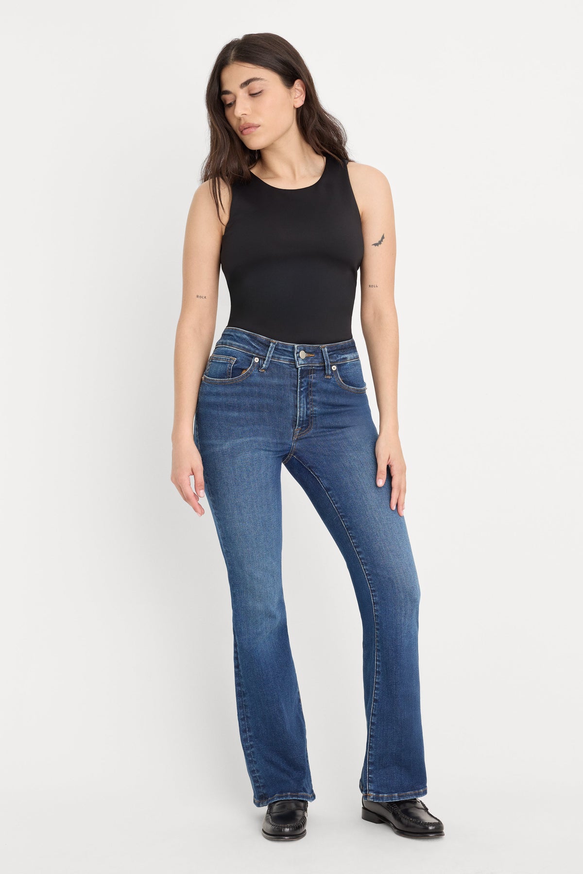 Luxury ALWAYS FITS GOOD PETITE BOOTCUT JEANS INDIGO446